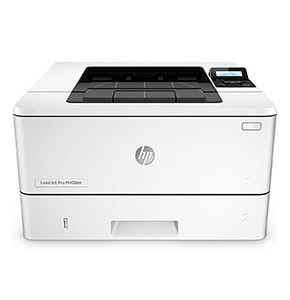 طابعة ليزر HP LaserJet Pro M402dn مزودة بشبكة إيثرنت مدمجة وطباعة على الوجهين
