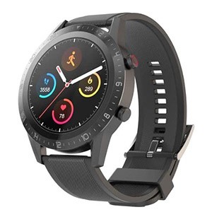 Smart Watch Fitness ساعة ذكية متتبع للياقة البدنية مراقب معدل ضربات القلب قياس ECG درجة حرارة الجسم وضغط الدم وخطوة السعرات الحرارية ومراقبة النوم مقاومة للماء وتشمل أحزمة من الجلد والسيليكونracker H