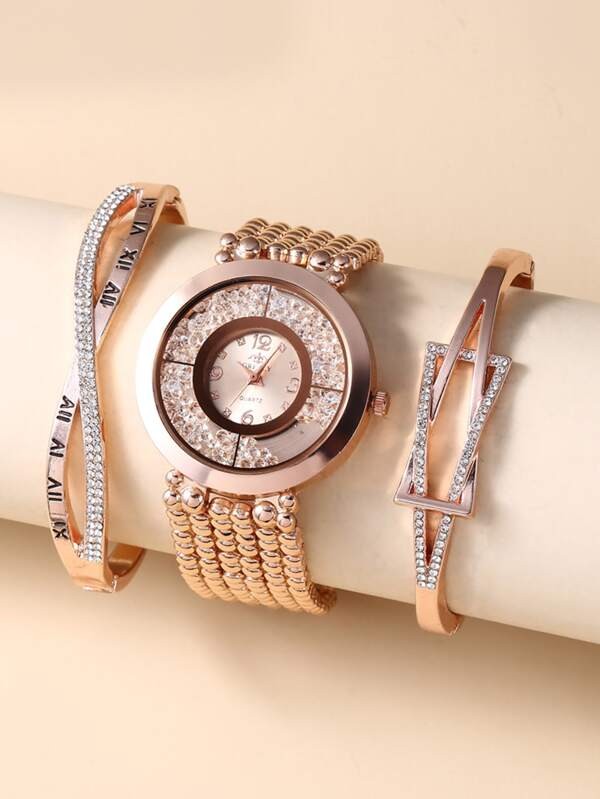 ساعة يد كوارتز مع أساور | شي ان