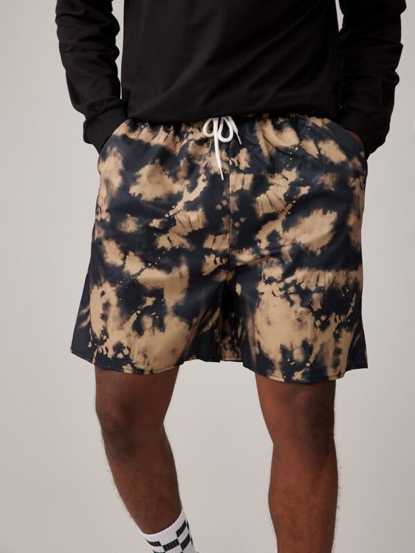 شورت ROMWE برباط مصبوغ  |  شي ان