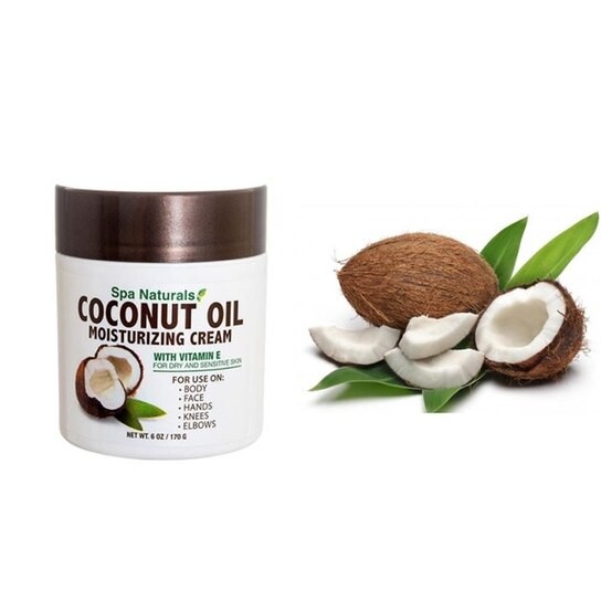Spa Natural Coconut Oil Moisturizing Cream