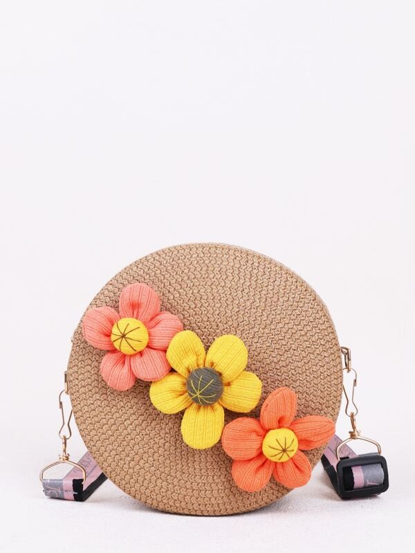 حقيبة يد دائرية موردة | شي ان