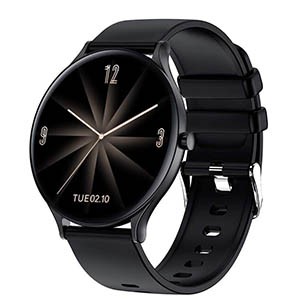 ساعة معصم ذكية مقاومة للماء تقيس معدل ضربات القلب ومراقبة ضغط الدم للياقة البدنية