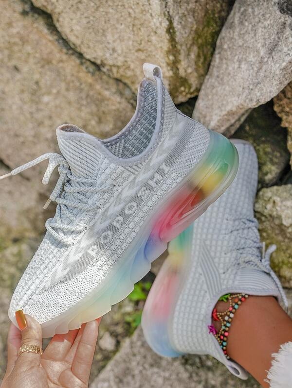 حذاء سنيكرز منسوج برباط | شي ان