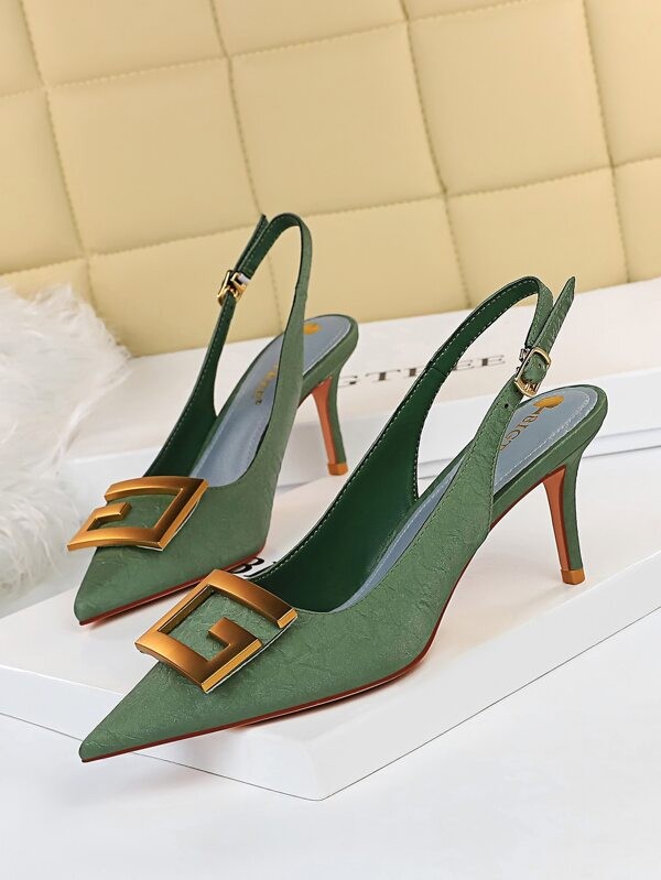 حذاء بكعب عالي بألوان مختلفة | شي ان