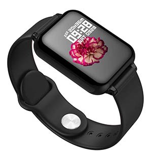 ساعة ذكية ، تعقب للياقة البدنية مع معدل ضربات القلب / ضغط الدم / مراقبة الأكسجين ، ساعة 1.3 بوصة مقاومة للماء للتمارين الصحية ، مراقبة النوم