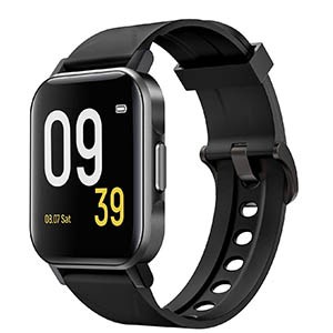 ساعة ذكية SoundPEATS لتتبع اللياقة البدنية مع مراقب معدل ضربات القلب طوال اليوم ومتتبع جودة النوم IP68 مقاوم للماء 1.4 بوصة شاشة كبيرة تعمل باللمس للتذكير بالمكالمات والرسائل