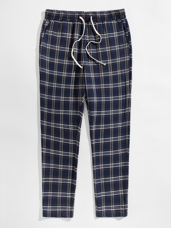 بنطلون نوم رجالي منقوش بجيب مائل | شي ان