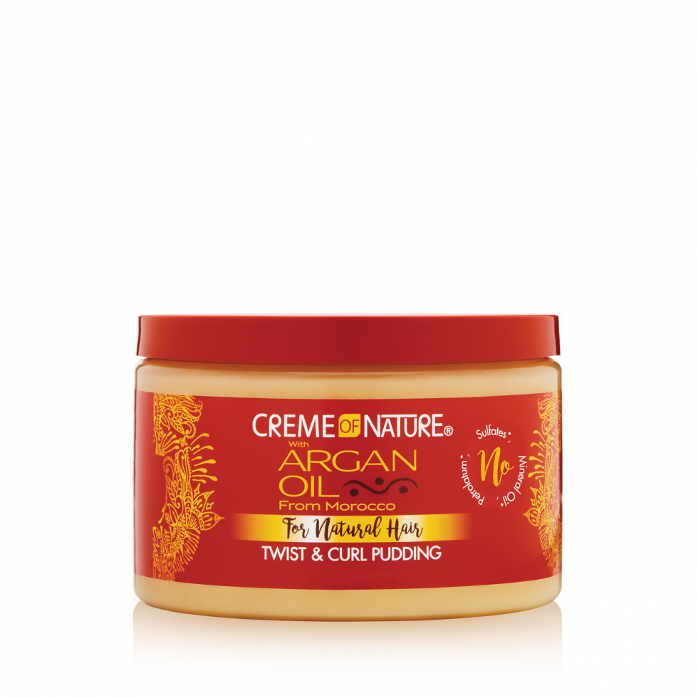 Argan Oil from Morocco for Natural Hair Twist & Curl Pudding Curl Enhancing Creme