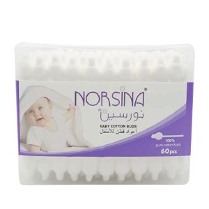 نورسين اعواد قطن للاطفال | 60 عود