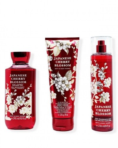Bath & Body Works Japanese Cherry Blossom Set