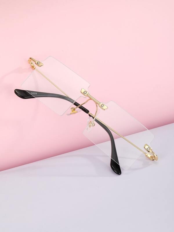 نظارة طبية بعدسة مستطيلة بدون اطار | شي ان